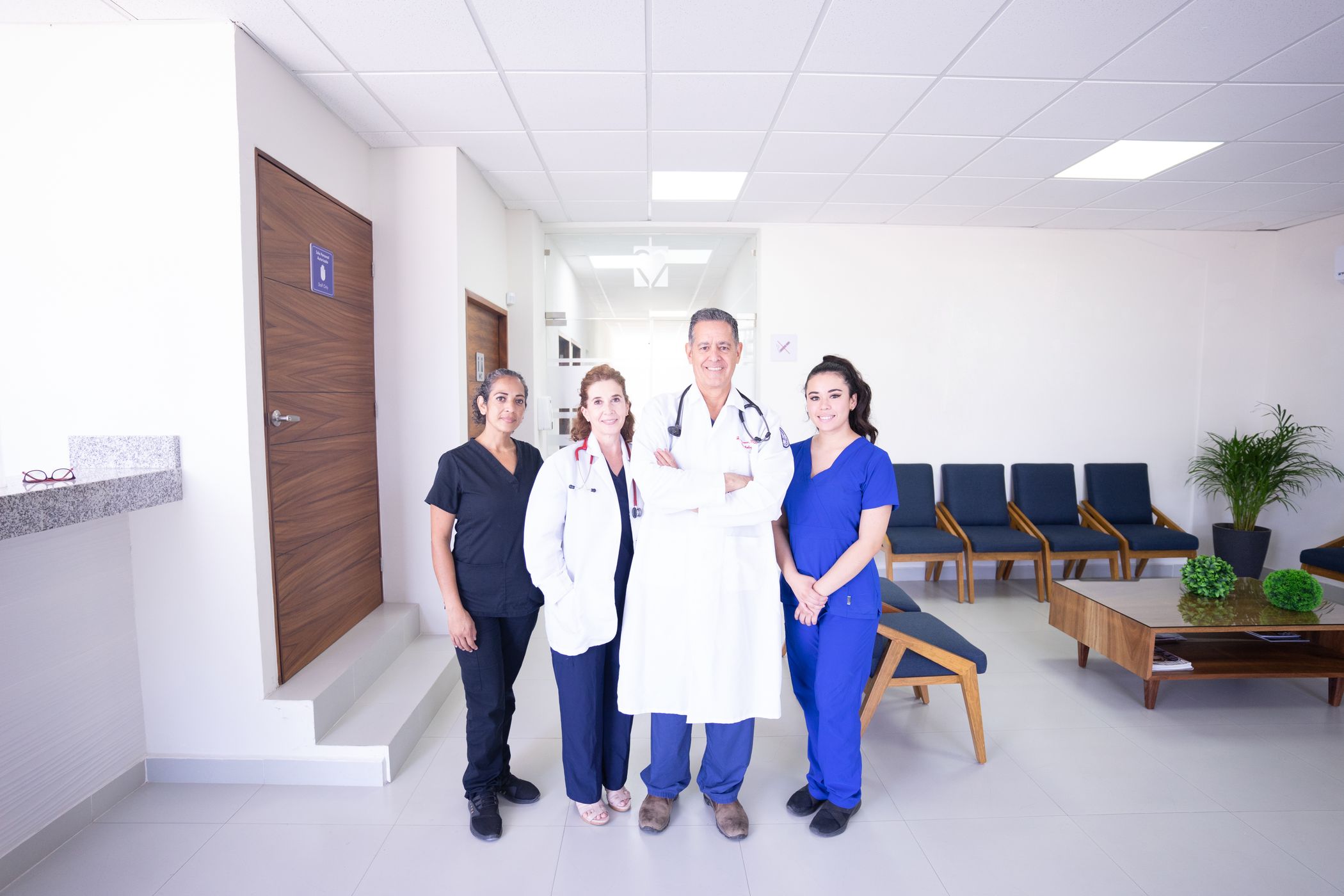 Clinic team standing together