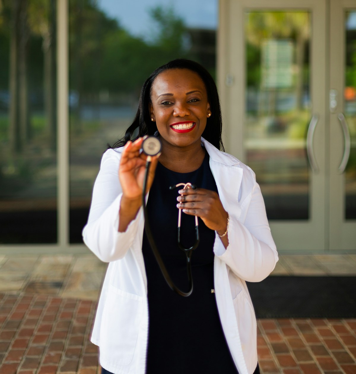 Nurse practitioner in clinic